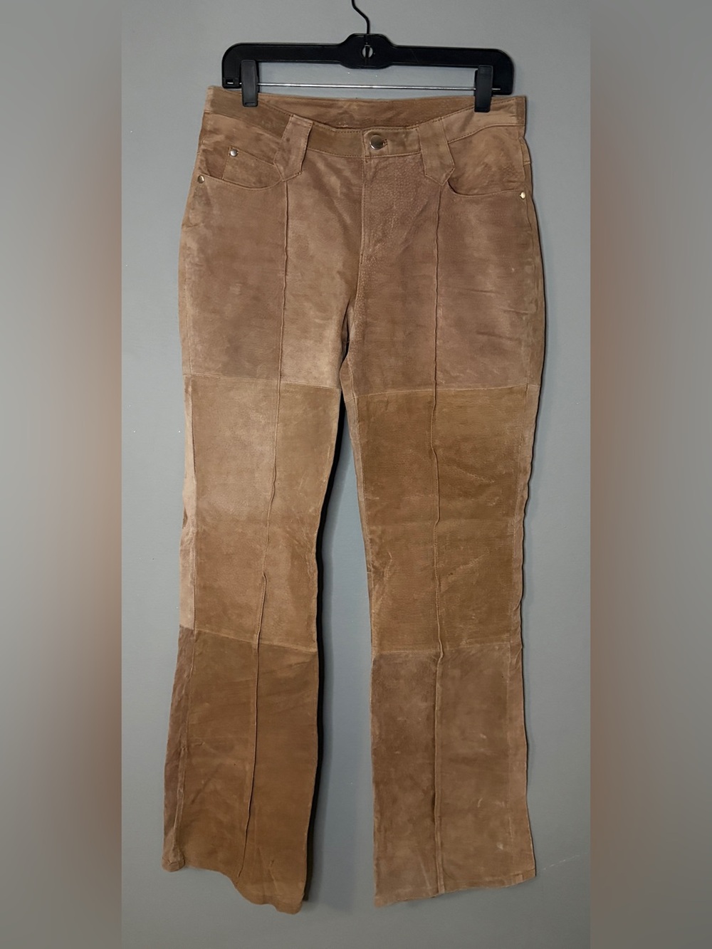 rave Men's Patchwork Corduroy Pants in Brown